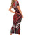 Personalised New Zealand Aotearoa Short Sleeve Bodycon Dress Te Reo Maori Ake Ake Ake - Polynesian Pride