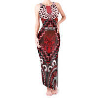 Personalised New Zealand Aotearoa Tank Maxi Dress Te Reo Maori Ake Ake Ake - Polynesian Pride