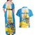 Personalised Tuvalu Independence Day Couples Matching Off Shoulder Maxi Dress and Hawaiian Shirt Tuvalu Mo Te Atua - Polynesian Pride
