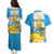 Personalised Tuvalu Independence Day Couples Matching Puletasi and Hawaiian Shirt Tuvalu Mo Te Atua - Polynesian Pride