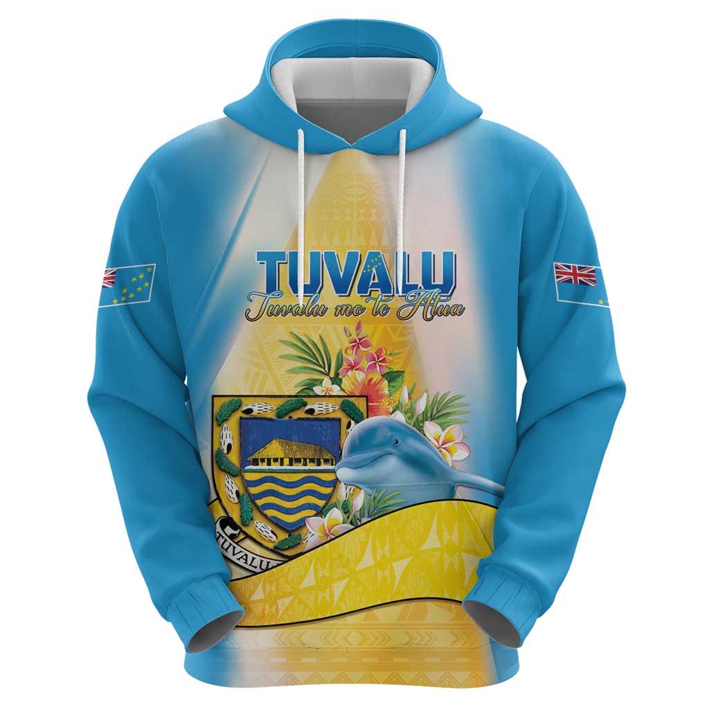 Personalised Tuvalu Independence Day Hoodie Tuvalu Mo Te Atua - Polynesian Pride