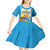Personalised Tuvalu Independence Day Kid Short Sleeve Dress Tuvalu Mo Te Atua - Polynesian Pride