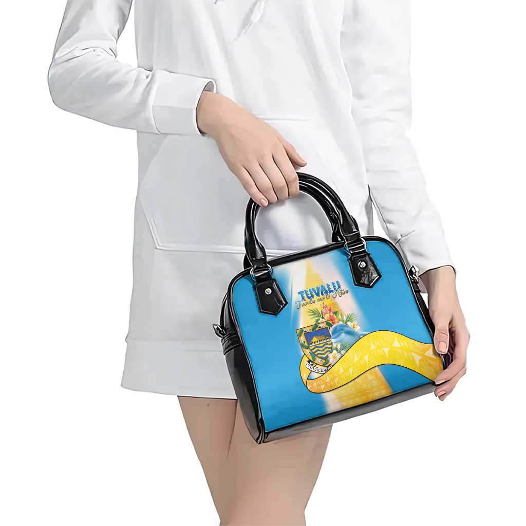 Tuvalu Independence Day Shoulder Handbag Tuvalu Mo Te Atua - Polynesian Pride