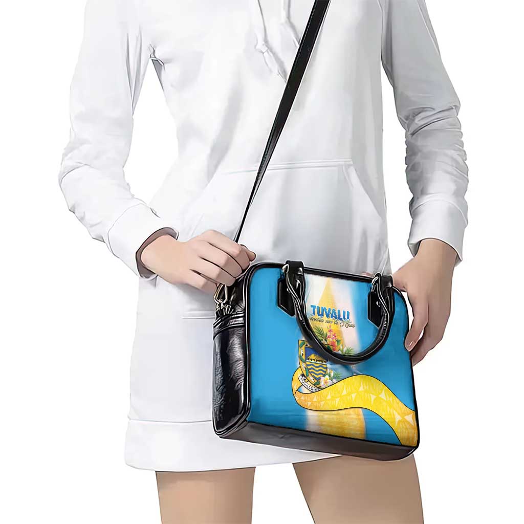 Tuvalu Independence Day Shoulder Handbag Tuvalu Mo Te Atua - Polynesian Pride