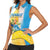 Personalised Tuvalu Independence Day Women Sleeveless Polo Shirt Tuvalu Mo Te Atua - Polynesian Pride
