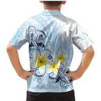 FSM Chuuk Constitution Day Family Matching Mermaid Dress and Hawaiian Shirt Polynesian Curves Plumeria LT05 - Polynesian Pride