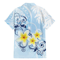 FSM Chuuk Constitution Day Family Matching Mermaid Dress and Hawaiian Shirt Polynesian Curves Plumeria LT05 - Polynesian Pride