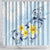 FSM Chuuk Constitution Day Shower Curtain Polynesian Curves Plumeria - Polynesian Pride