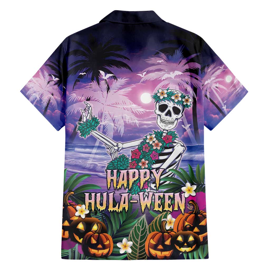 Happy Hulaween Family Matching Tank Maxi Dress and Hawaiian Shirt Mahaloween Skeleton Dancing LT05 - Polynesian Pride