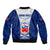 Custom Samoa Rugby Sleeve Zip Bomber Jacket 2023 Pacific Championships Polynesian Pattern LT05 - Polynesian Pride