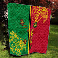 Vanuatu Happy Unity Day Quilt Polynesian Plumeria LT05 - Polynesian Pride