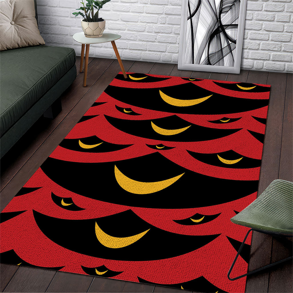 Hawaii Ahu Ula Inspired Area Rug Red Version LT05 Red - Polynesian Pride
