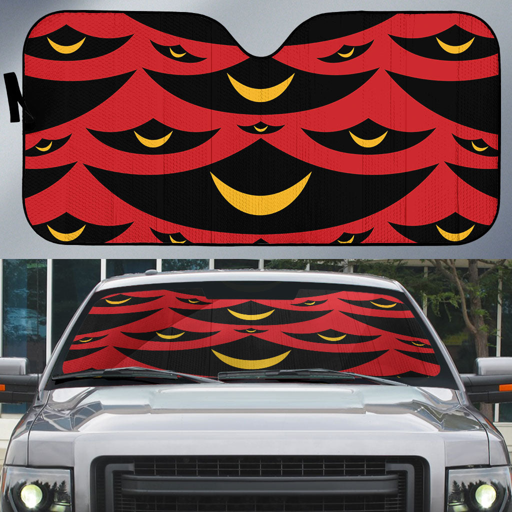 Hawaii Ahu Ula Inspired Auto Sun Shade Red Version LT05 Red - Polynesian Pride