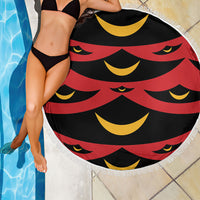 Hawaii Ahu Ula Inspired Beach Blanket Red Version LT05 - Polynesian Pride