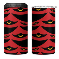 Hawaii Ahu Ula Inspired 4 in 1 Can Cooler Tumbler Red Version LT05 One Size: 16 oz Red - Polynesian Pride