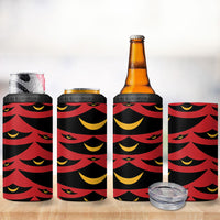 Hawaii Ahu Ula Inspired 4 in 1 Can Cooler Tumbler Red Version LT05 - Polynesian Pride