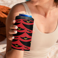 Hawaii Ahu Ula Inspired 4 in 1 Can Cooler Tumbler Red Version LT05 - Polynesian Pride