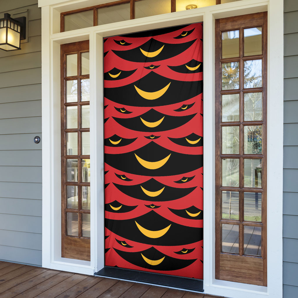 Hawaii Ahu Ula Inspired Door Cover Red Version LT05 - Polynesian Pride