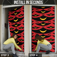 Hawaii Ahu Ula Inspired Door Cover Red Version LT05 - Polynesian Pride