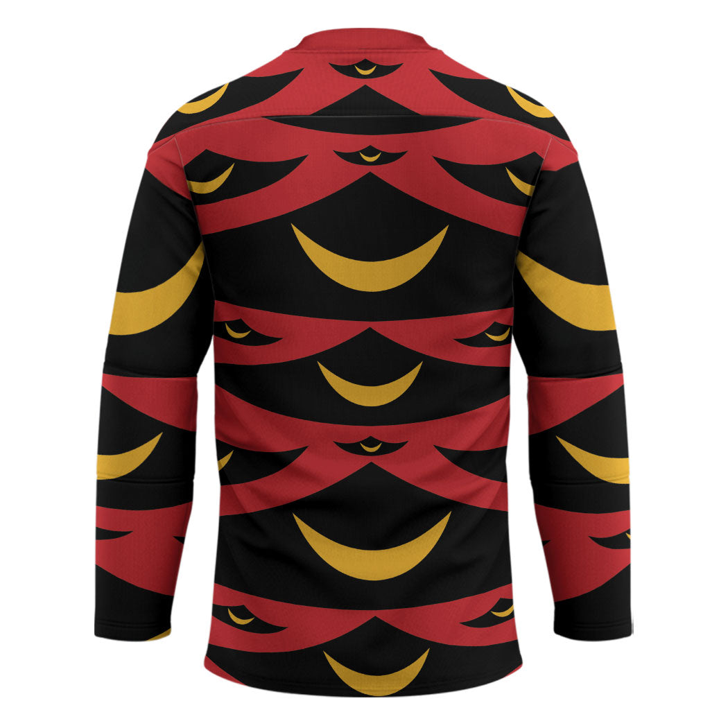 Hawaii Ahu Ula Inspired Hockey Jersey Red Version LT05 - Polynesian Pride
