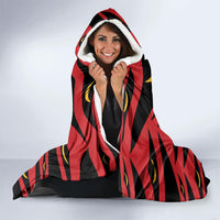Hawaii Ahu Ula Inspired Hooded Blanket Red Version LT05 - Polynesian Pride