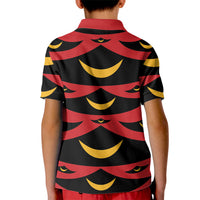 Hawaii Ahu Ula Inspired Kid Polo Shirt Red Version LT05 - Polynesian Pride