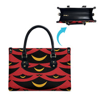 Hawaii Ahu Ula Inspired Leather Bag Red Version LT05 - Polynesian Pride