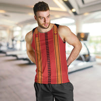 Hawaii Ahu Ula Inspired Men Tank Top Red Version LT05 Red - Polynesian Pride
