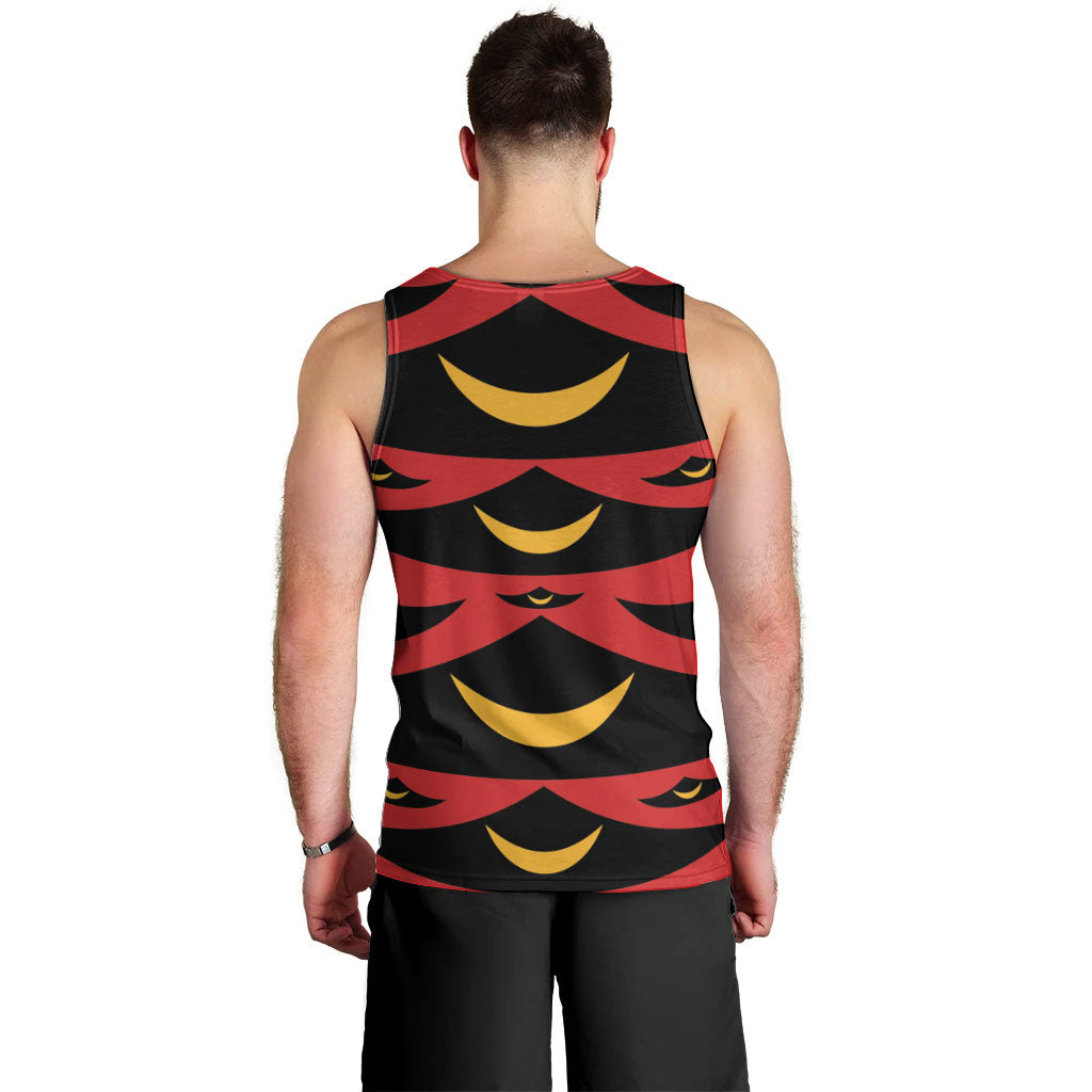 Hawaii Ahu Ula Inspired Men Tank Top Red Version LT05 - Polynesian Pride