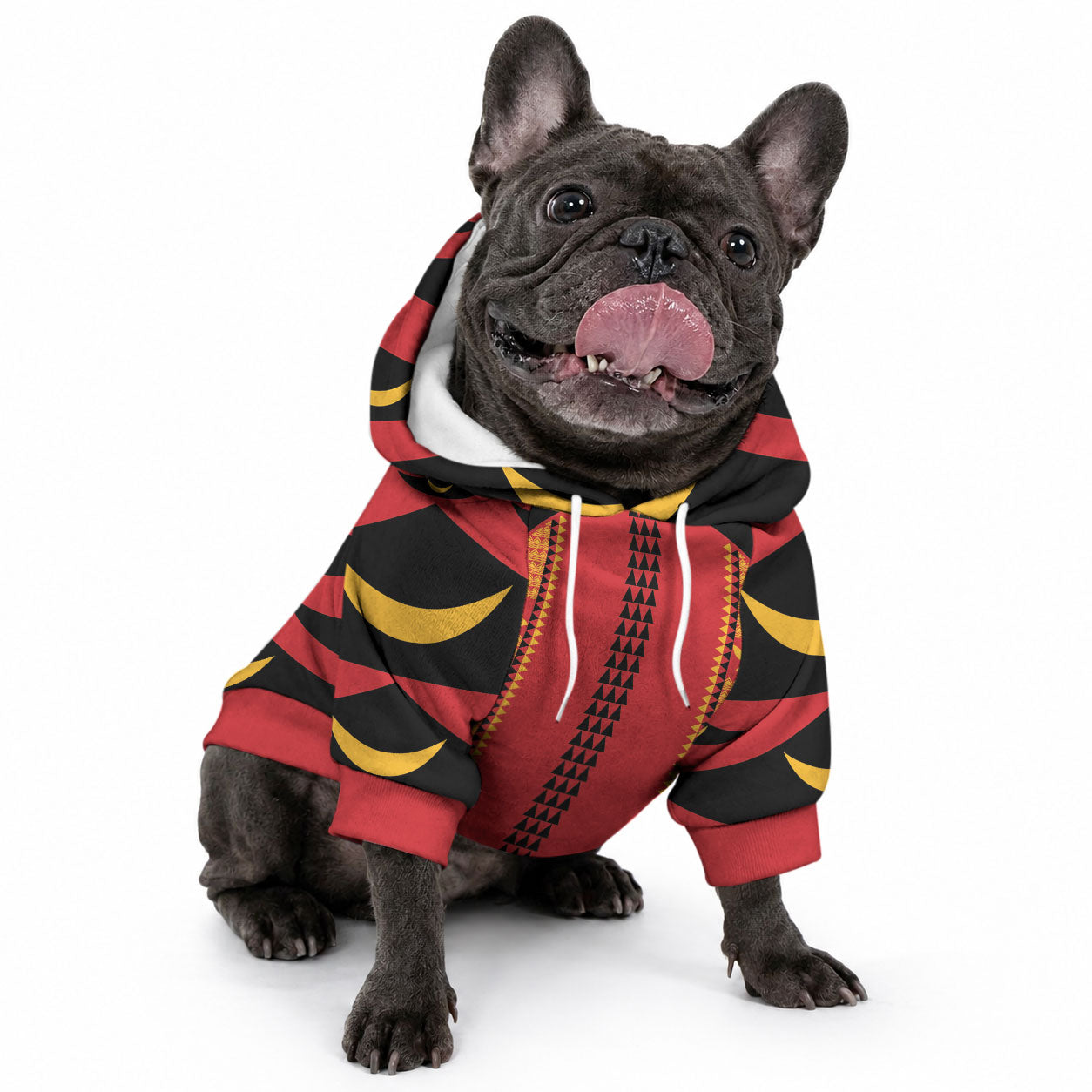 Hawaii Ahu Ula Inspired Pet Hoodie Red Version LT05 - Polynesian Pride