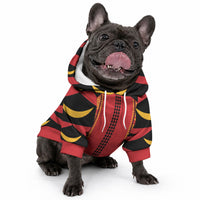 Hawaii Ahu Ula Inspired Pet Hoodie Red Version LT05 - Polynesian Pride