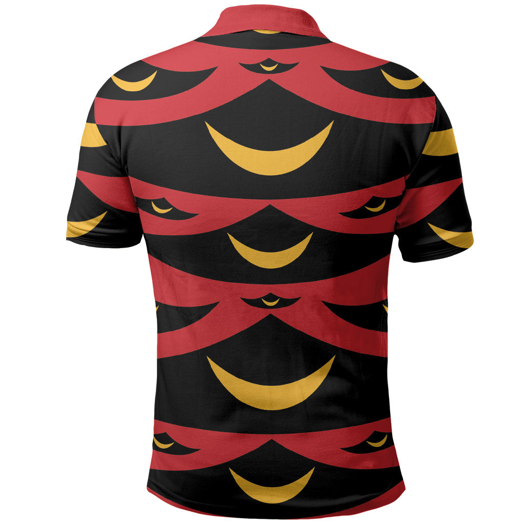 Hawaii Ahu Ula Inspired Polo Shirt Red Version LT05 - Polynesian Pride