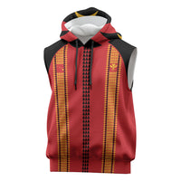 Hawaii Ahu Ula Inspired Sleeveless Hoodie Red Version LT05 Red - Polynesian Pride