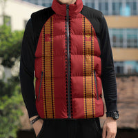 Hawaii Ahu Ula Inspired Sleeveless Puffer Jacket Red Version LT05 - Polynesian Pride
