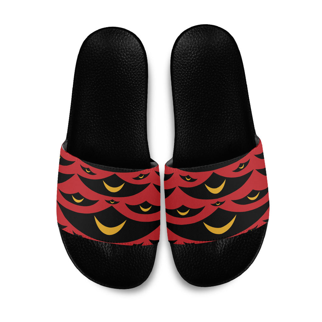 Hawaii Ahu Ula Inspired Slide Sandals Red Version LT05 Red - Polynesian Pride