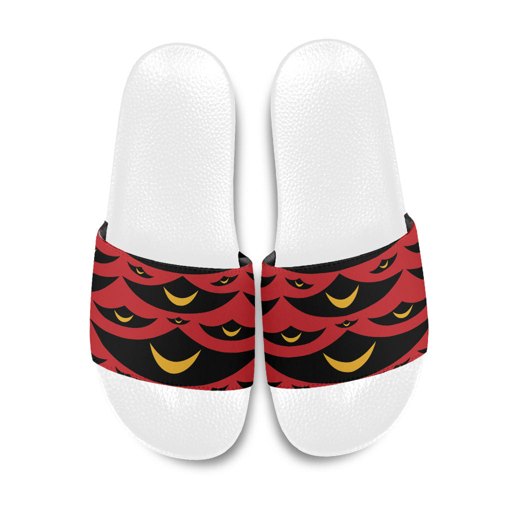 Hawaii Ahu Ula Inspired Slide Sandals Red Version LT05 Red - Polynesian Pride