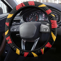 Hawaii Ahu Ula Inspired Steering Wheel Cover Red Version LT05 - Polynesian Pride
