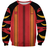 Hawaii Ahu Ula Inspired Sweatshirt Red Version LT05 Unisex Red - Polynesian Pride