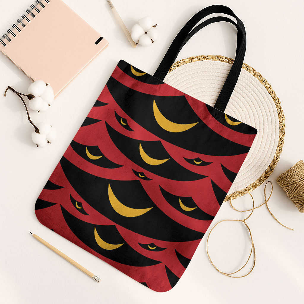 Hawaii Ahu Ula Inspired Tote Bag Red Version LT05 Black Strap One Size Red - Polynesian Pride