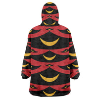 Hawaii Ahu Ula Inspired Wearable Blanket Hoodie Red Version LT05 - Polynesian Pride