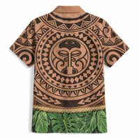 Hawaii Warrior Tattoo Inspired Hawaiian Shirt Tropical Leaf Skirt Costume