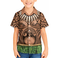 Hawaii Warrior Tattoo Inspired Hawaiian Shirt Tropical Leaf Skirt Costume