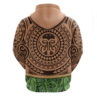Hawaii Warrior Tattoo Inspired Hoodie Tropical Leaf Skirt Costume