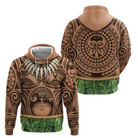 Hawaii Warrior Tattoo Inspired Hoodie Tropical Leaf Skirt Costume