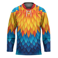 Polynesia Colorful Rooster Costume Hockey Jersey LT05 Unisex Multicolor - Polynesian Pride