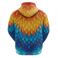 Polynesia Colorful Rooster Costume Hoodie
