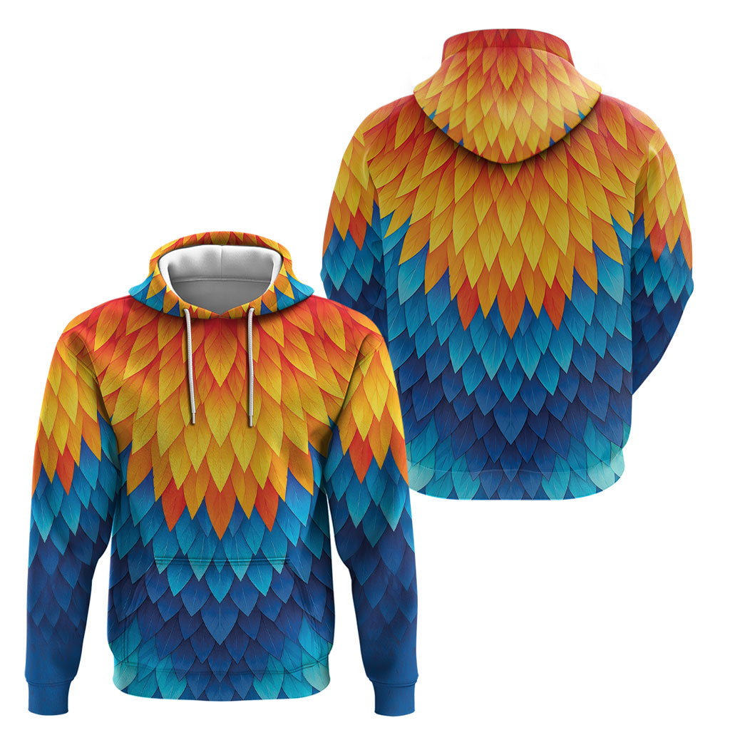 Polynesia Colorful Rooster Costume Hoodie