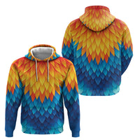 Polynesia Colorful Rooster Costume Hoodie