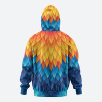 Polynesia Colorful Rooster Costume Hoodie