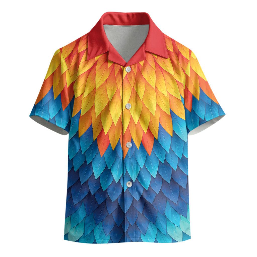 Polynesia Colorful Rooster Costume Kid Hawaiian Shirt LT05 - Polynesian Pride